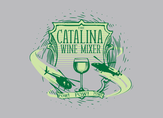 Catalina Wine Mixer Pow Pow Pow Hoodie