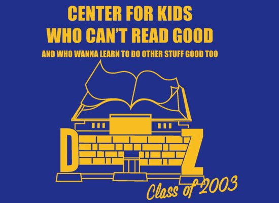Center for Kids Who Cant Read Good Zoolander T Shirt