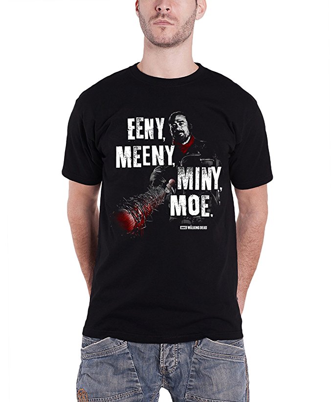 The Walking Dead Negan Eeny Meeny Miny Moe T Shirt Front