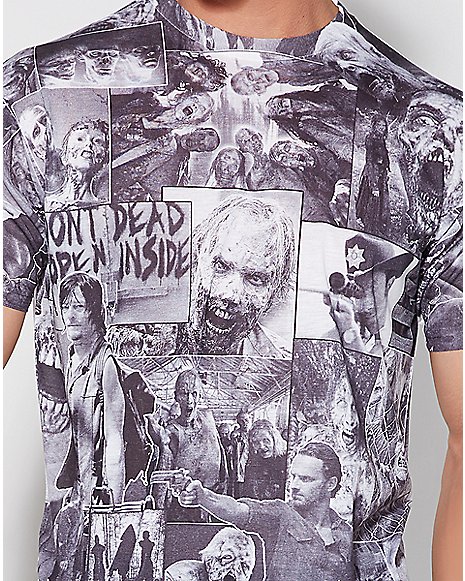 The Walking Dead Sublimated Classic Image T Shirt Zoom