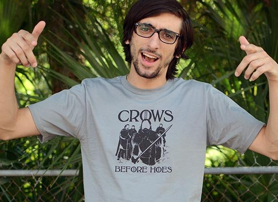 Game of Thrones Crows Before Hoes T Shirt Image2