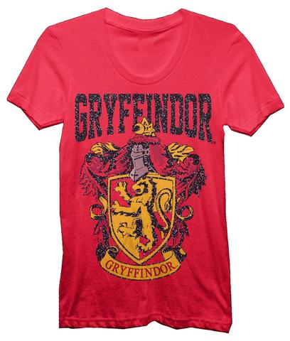 Harry Potter Gryffindor Juniors Red T shirt