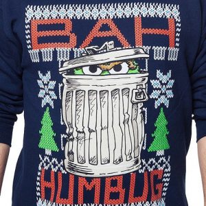 Oscar The Grouch Faux Ugly Christmas Sweater