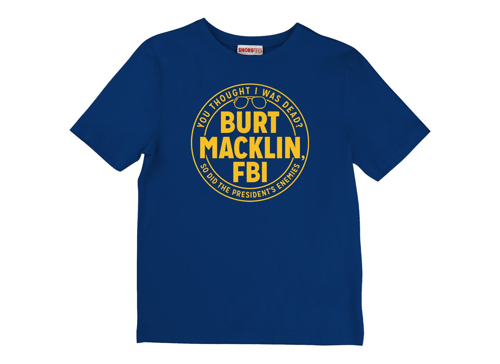 Parks and Recreation Burt Macklin FBI T Shirt Image2