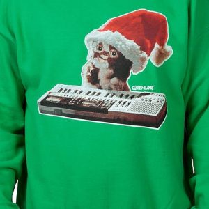 Santa Hat Gizmo Faux Ugly Christmas Sweater