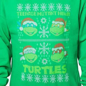 Teenage Mutant Ninja Turtles Faux Ugly Christmas Sweater