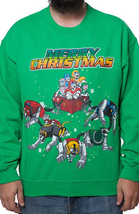 Voltron Faux Ugly Christmas Sweater