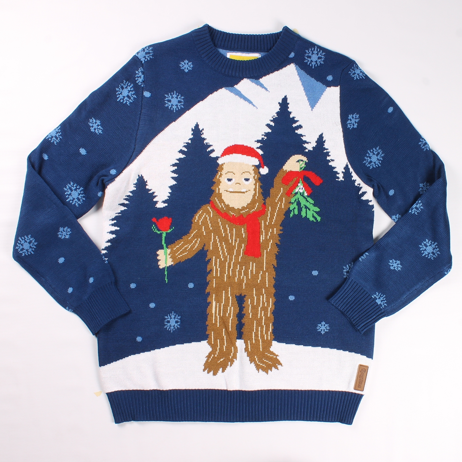Romantic Sasquatch Christmas Sweater