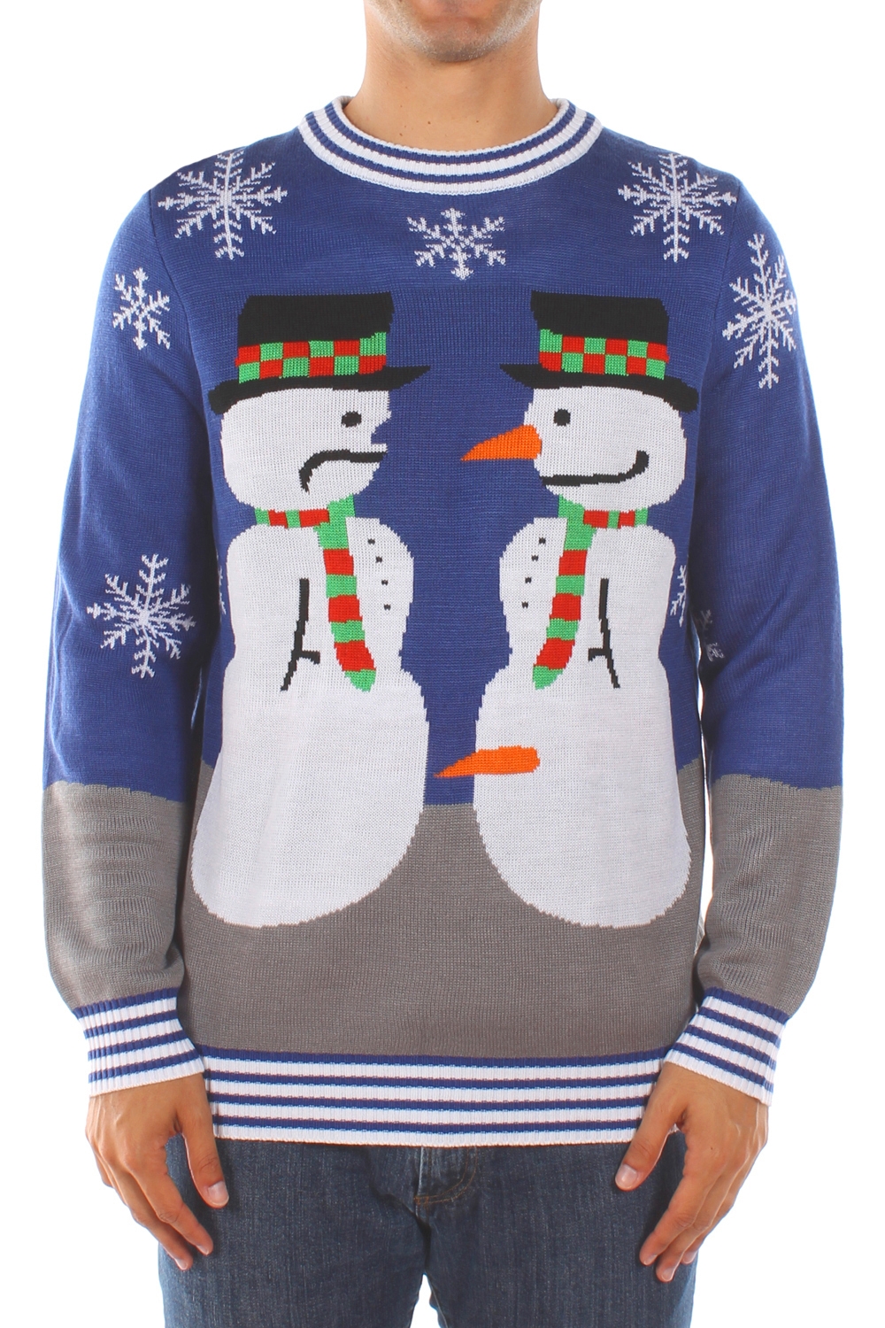 Snowman Nose Thief Christmas Sweater Image2