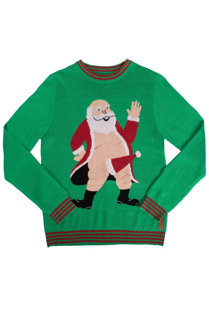 South Pole Naughty Santa Christmas Sweater