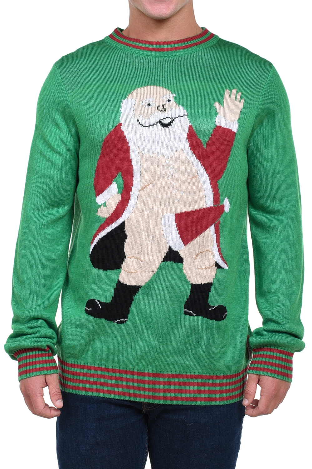 South Pole Naughty Santa Christmas Sweater Image2