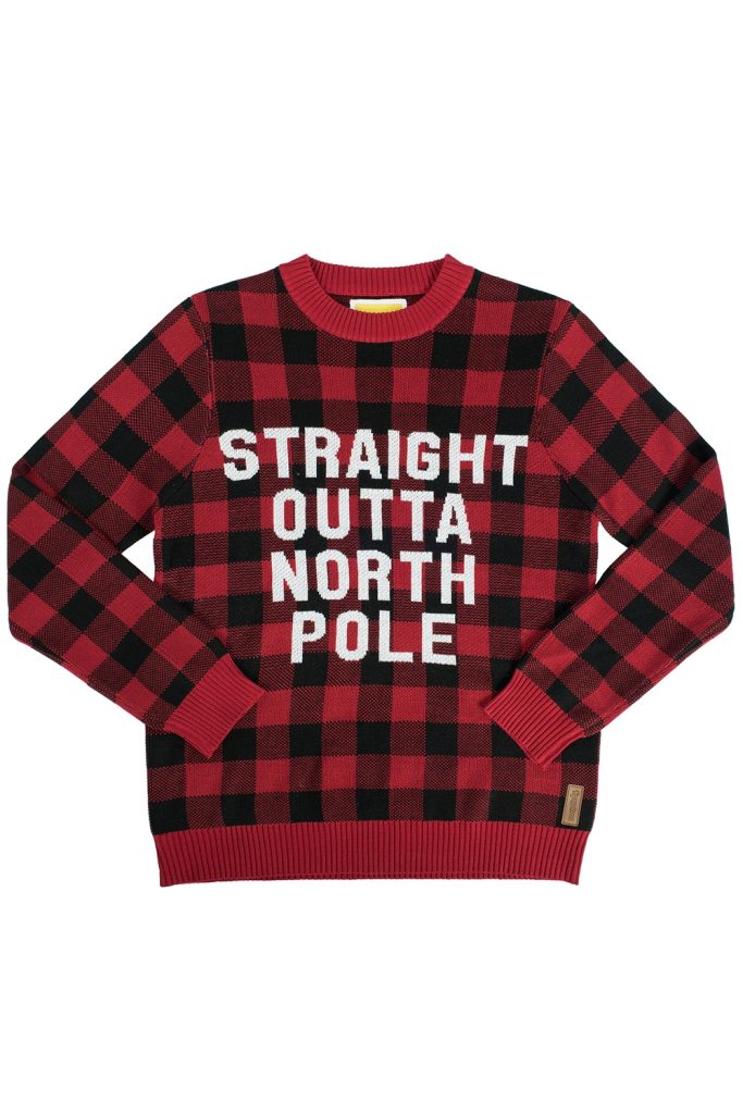 Straight Outta North Pole Christmas Sweater