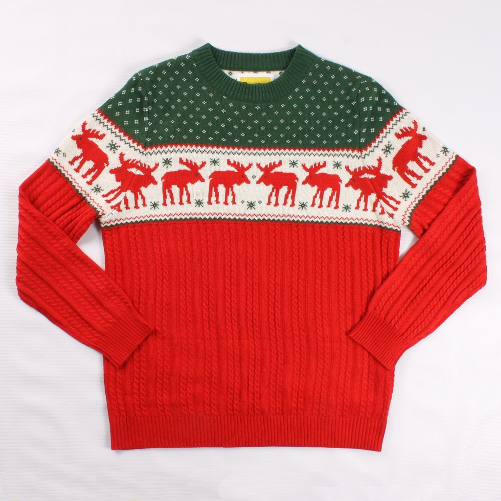 The Night Before Moose Christmas Sweater