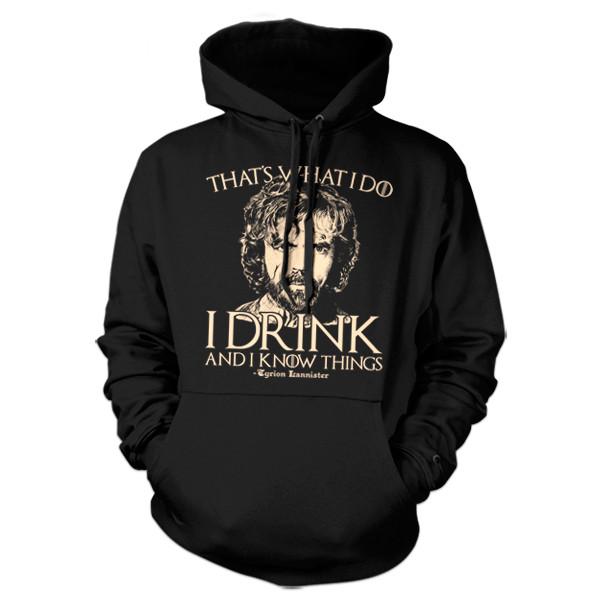 Game of Thrones I Drink And I Know Things Tyrion Hoodie