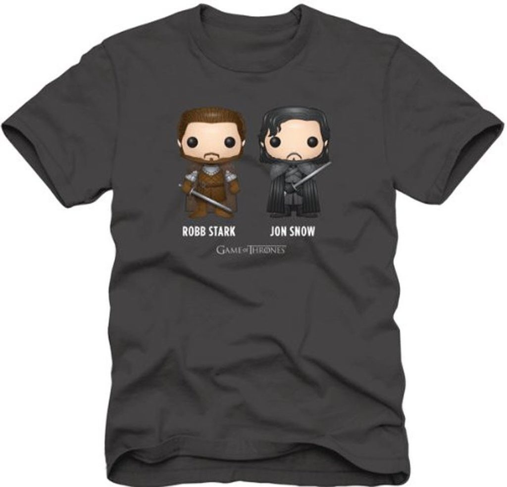 Game of Thrones Robb Stark and Jon Snow Funko Pop T Shirt