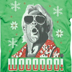 Woo WWE Ric Flair Faux Ugly Sweater T Shirt