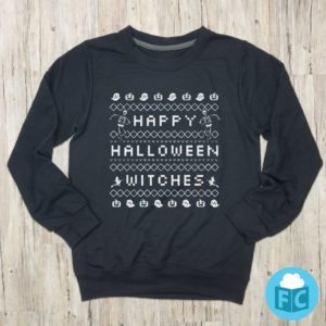 Happy Halloween Witches Sweater Style Sweatshirt