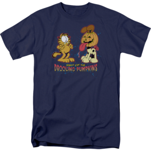 Night Of The Drooling Pumpkins Garfield T Shirt
