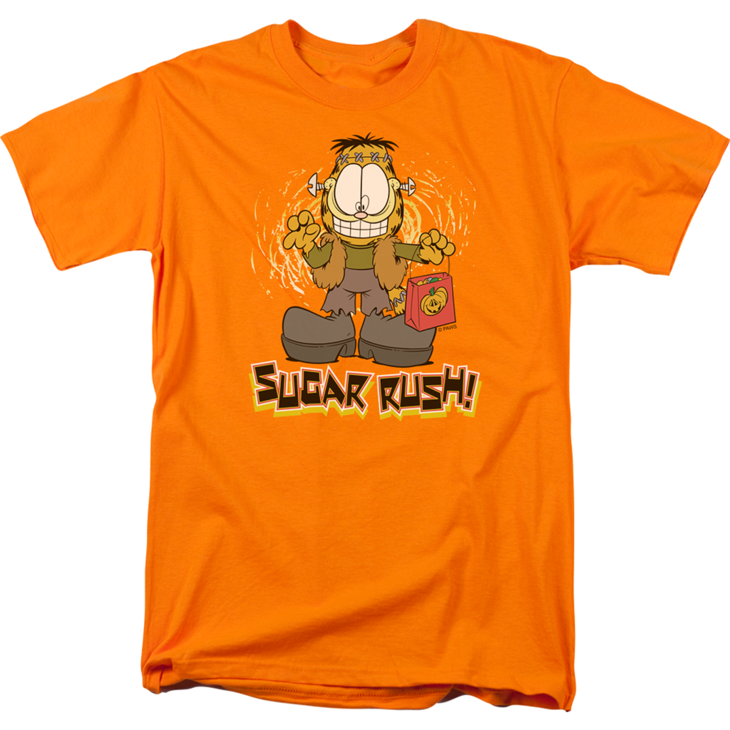 Sugar Rush Frankenstein Garfield Halloween T Shirt