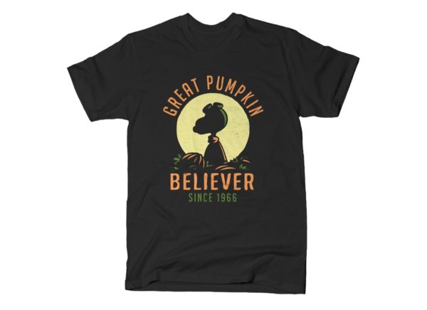 Great Pumpkin Believer Halloween Peanuts T Shirt Variation 2