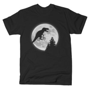 T Rex ET Bicycle Moon T Shirt
