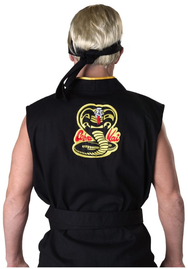 johnny lawrence authentic cobra kai mens costume the karate kid back
