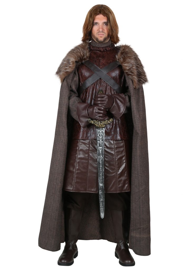 ned stark king of the north mens costume front